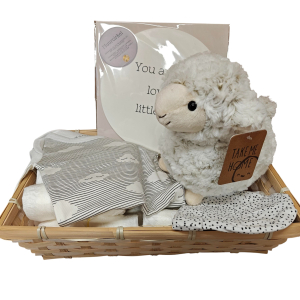 kraamcadeau grijs wit